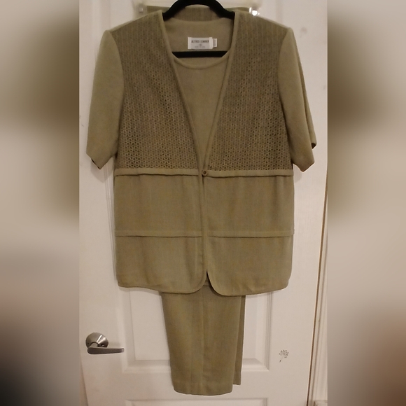 VTG*Alfred Dunner 2pc Pants Set- 8/10 - Picture 2 of 8